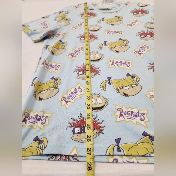 Nickelodeon Rugrats Men's Light Blue Graphic T-Shirt, Size Medium - Picture 6 of 8
